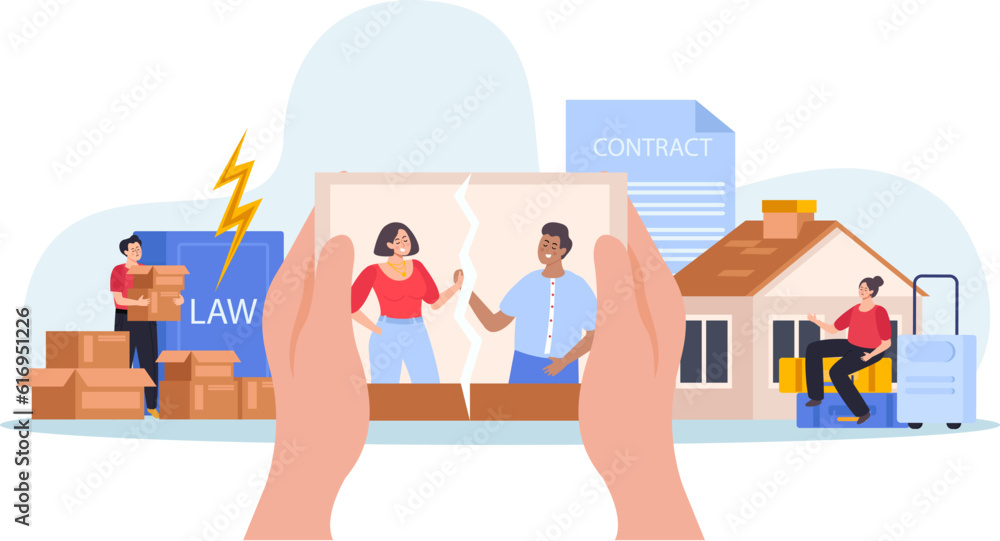 Property Division Concept Property Division Concept
