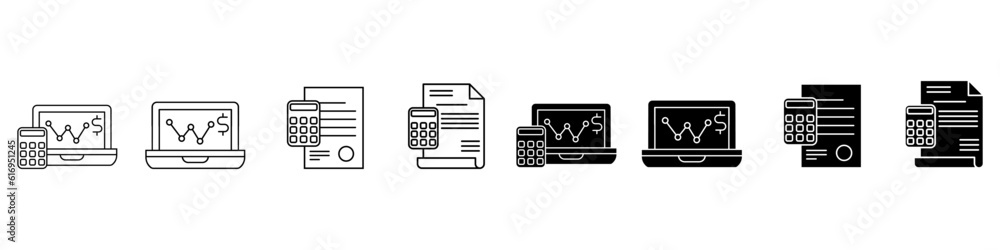 Budget icon vector set. Analysis illustration sign collection. statistics symbol. financial report logo. Budget icon vector set. Analysis illustration sign collection. statistics symbol. financial report logo.