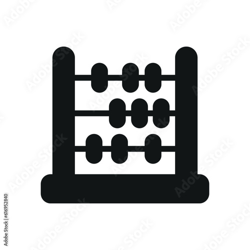 abacus sign symbol vector glyph color icon