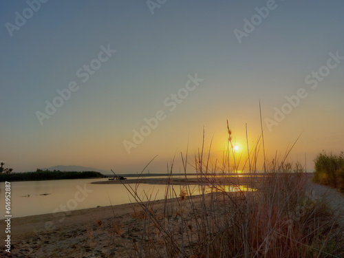 sunrise on the beach 