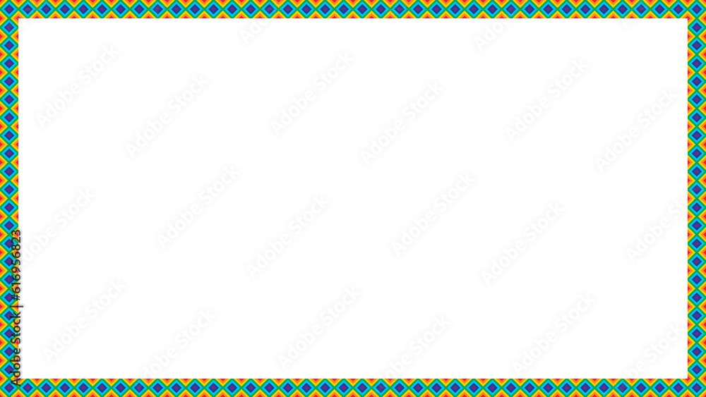 Geometric frame border rectangular transparent Stock Illustration ...