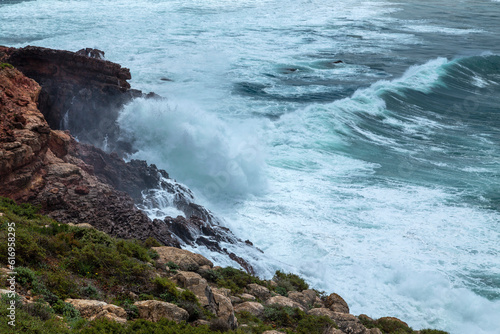 Cliffs in the Algarve West Coast