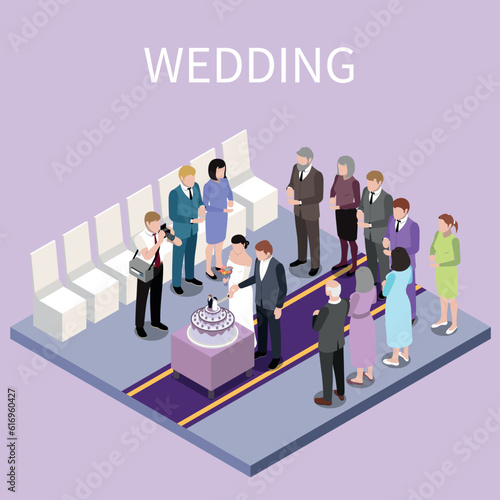 Wedding Ceremony Cake Composition