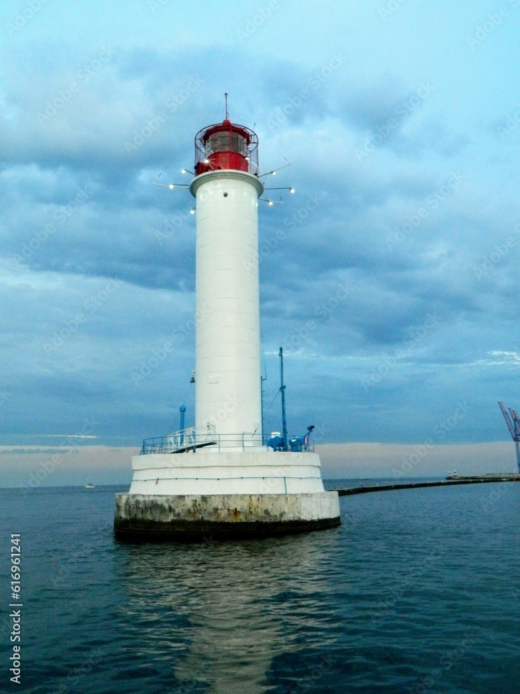 lighthouse in the black sea. High quality photo lighthouse in the black sea. High quality photo