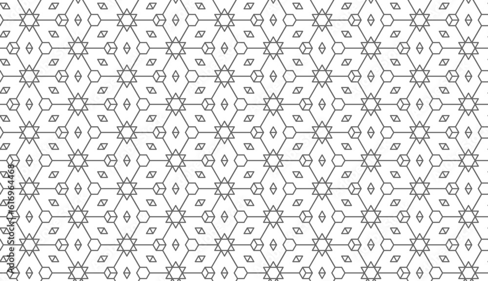 Geometric pattern seamless. Trendy design vector background for web backdrop or paper print.