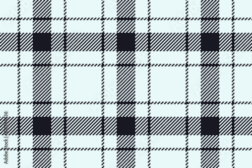 Seamless textile background of plaid tartan vector with a fabric texture pattern check.