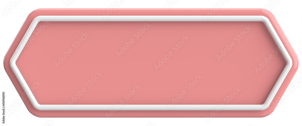 3D button. Empty button. 3D illustration. 3D button. Empty button. 3D illustration.