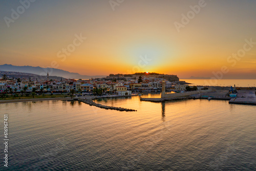 Old Venetian harbor of Rethimno, Crete, Greece © radekcho