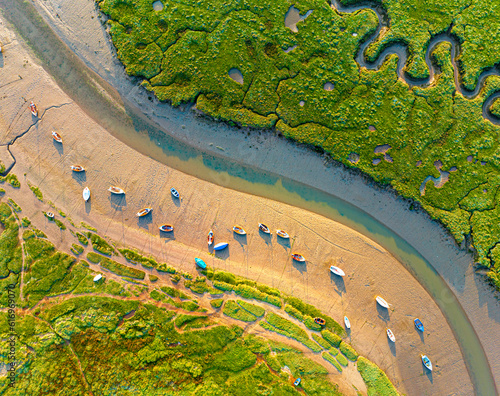Blakeney Channel winding it's way to the North Sea through the beautiful marshlands adjoining the coastline.