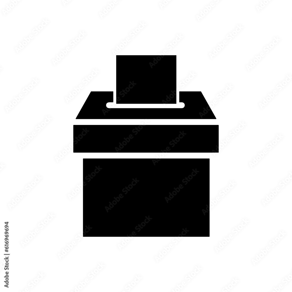 Hand voting ballot box icon, Election Vote concept,Vector illustration on white background.eps Hand voting ballot box icon, Election Vote concept,Vector illustration on white background.eps