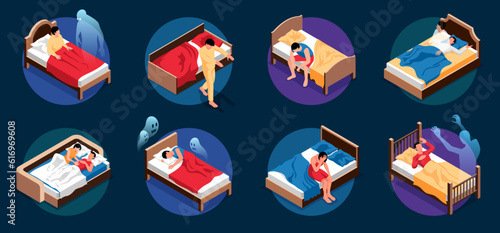 Nightmares Isometric Compositions Set