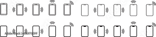 データを送信するスマホのアイコンセット