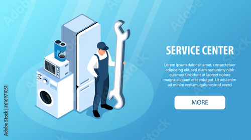 Service Center Horizontal Banner