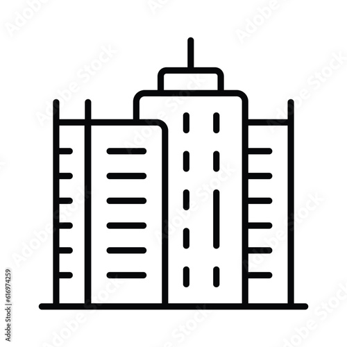 Check this beautiful building icon in trendy style, customizable icon