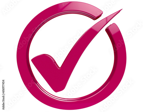 check mark icon on transparent background