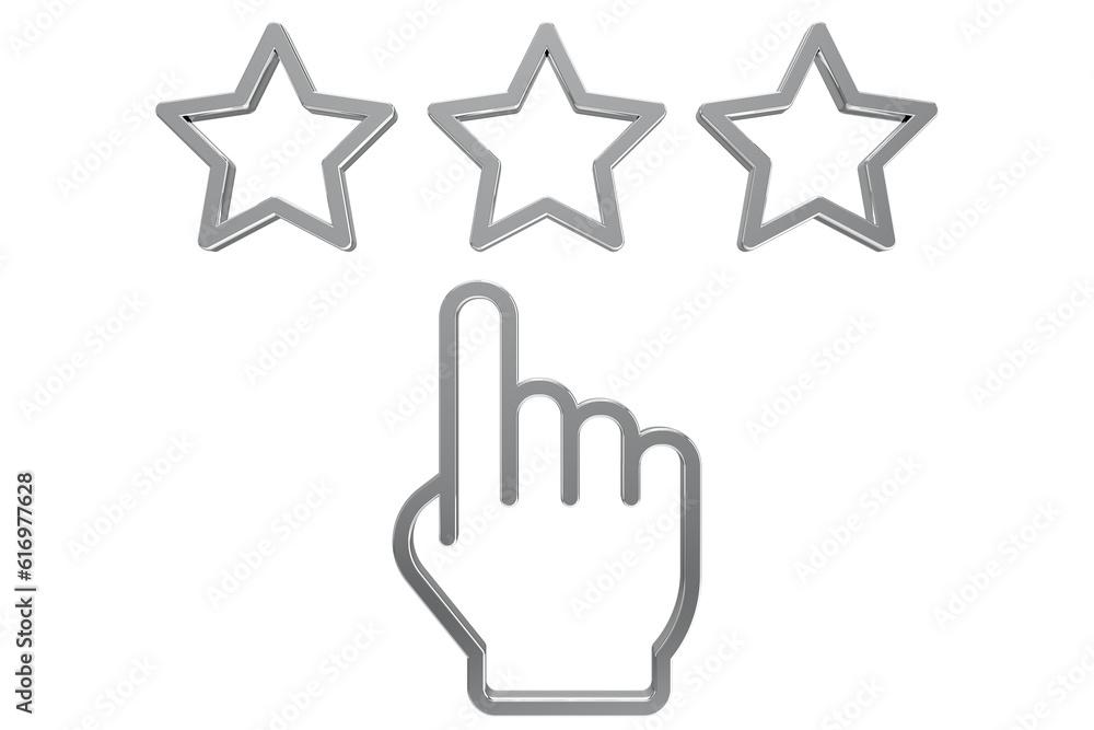 star symbol and hand - rating star star symbol and hand - rating star