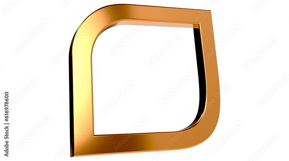 Obraz premium 3d shape on transparent background