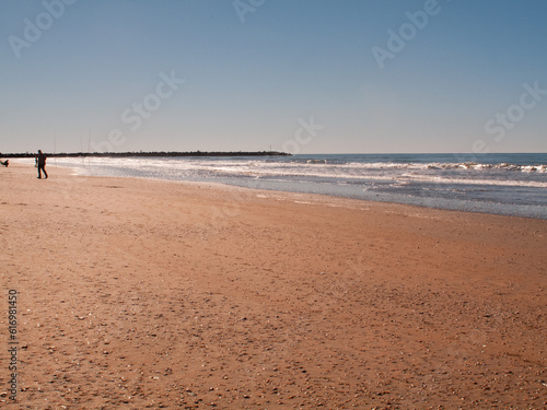 Playa de Punta Umbría, Huelva, Andalucía, España.