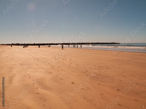 Playa de Punta Umbr  a  Huelva  Andaluc  a  Espa  a.