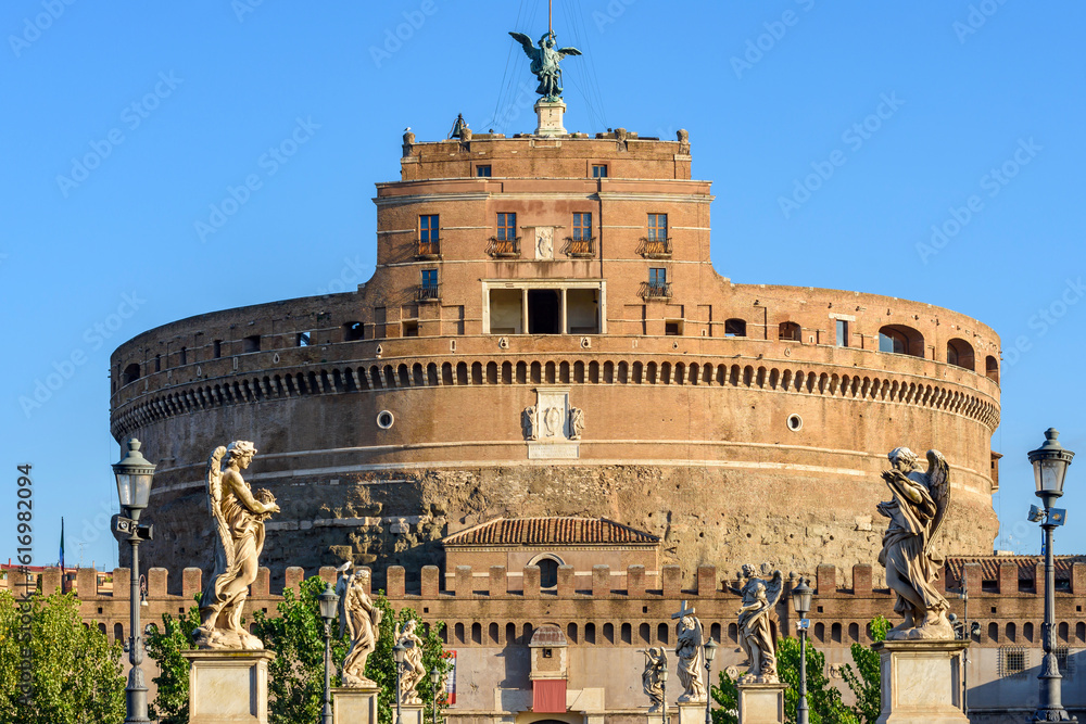 Castle of the Holy Angel (Castel Sant'Angelo) in Rome, Italy Castle of the Holy Angel (Castel Sant'Angelo) in Rome, Italy