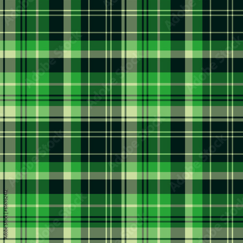 Seamless pattern in exciting green colors for plaid, fabric, textile, clothes, tablecloth and other things. Vector image.