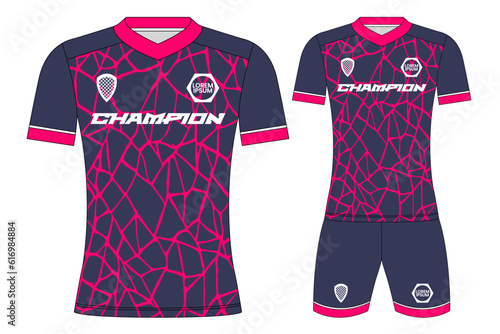 Soccer jersey design for sublimation, sport t shirt design