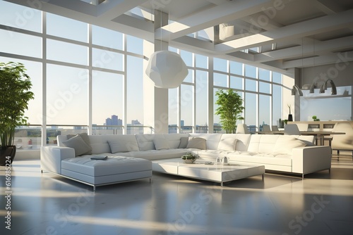 living room interior,Generative AI © Azar