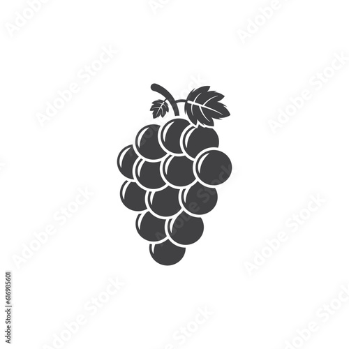 Leinwand Poster grape icon vector