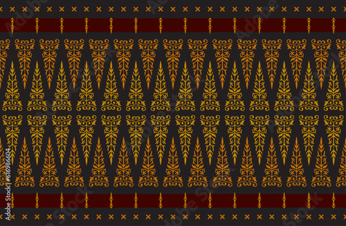 traditional songket or ulos or batik textile texture background vector or illustration from indonesia, sumatra island or medan batak, or malay malaysia
