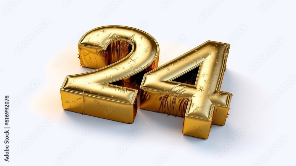 24 number banner concept for 2024 new year created with generative ai 24 number banner concept for 2024 new year created with generative ai