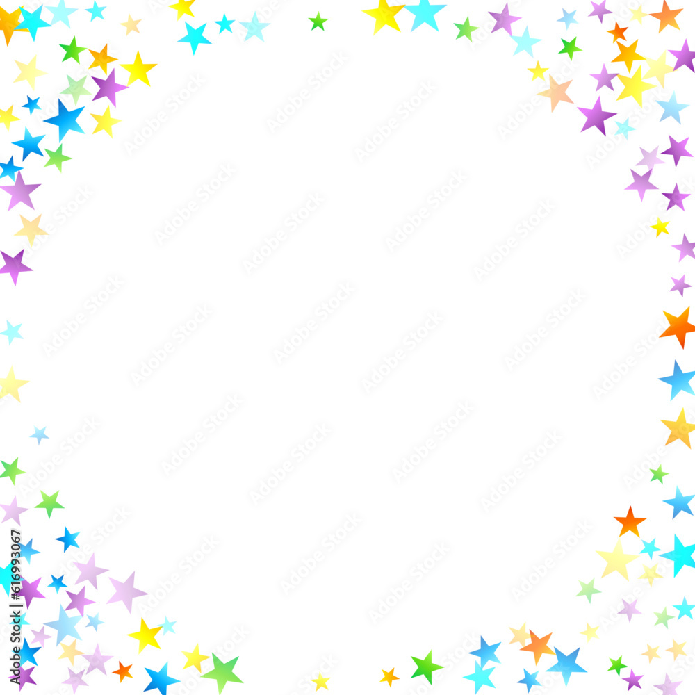 Rainbow Festive Confetti. Carnival Star Falling. Rainbow Festive Confetti. Carnival Star Falling.