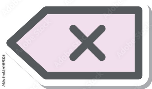 ステッカー風ミニミニアイコン　削除