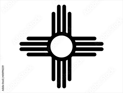 Zia Symbol Silhouette