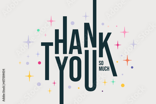 Thank you compliment card isolated on light background. Printable thank you card template for business thank you card. Expressing gratitude, compliment & appreciation