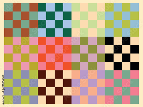 Chess board icon on white.