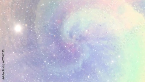Abstract Colorful Heavens, Meditation Animation, video, visualization, vertical, horizontal