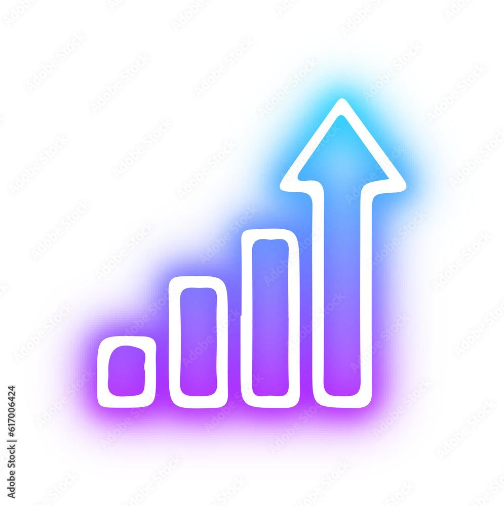 Set of business neon Set of business neon