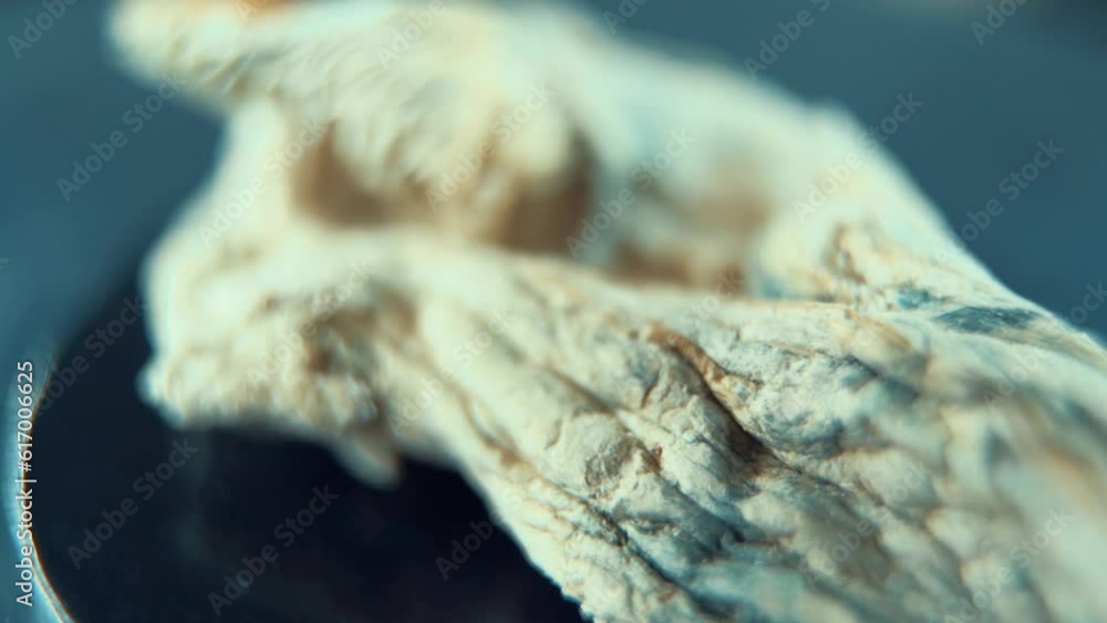 A Macro close up rotating shot of a magical psychoactive psilocybin hallucination dried mushroom, studio lighting, slow motion 120 fps, Full HD A Macro close up rotating shot of a magical psychoactive psilocybin hallucination dried mushroom, studio lighting, slow motion 120 fps, Full HD