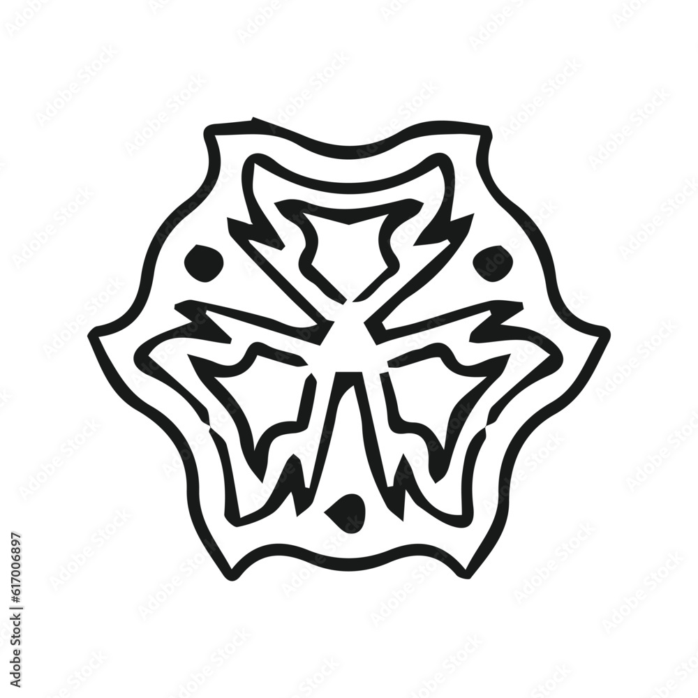 hand drawing complex flower or mandala hand drawing complex flower or mandala
