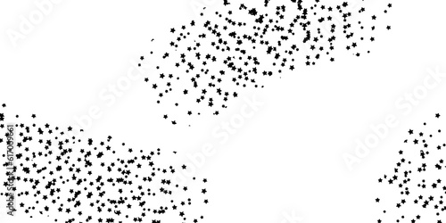 Abstract black texture. Vector background. Stars