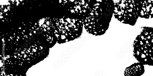 Abstract black texture. Vector background. sponge, washcloth
