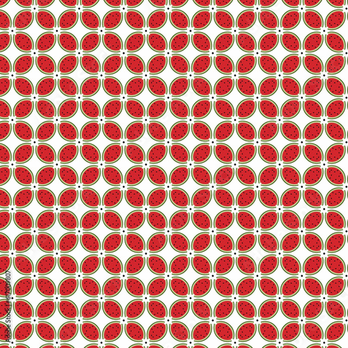 Abstract red seamless patte...