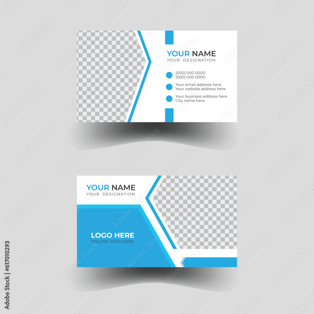 Creative and Clean Business Card Template. Business card design template, Clean professional business card template, business card template, visiting card.