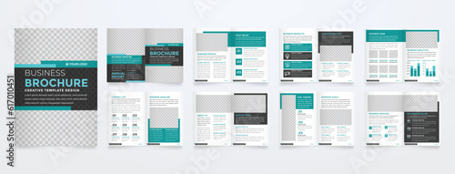 business brochure template with modern concept and minimalist layout use for annual report company profile and corporate proposal