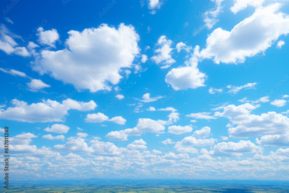 Sky With Clouds With A Small Horizon Created With The Help Of Artificial Intelligence Sky With Clouds With A Small Horizon Created With The Help Of Artificial Intelligence