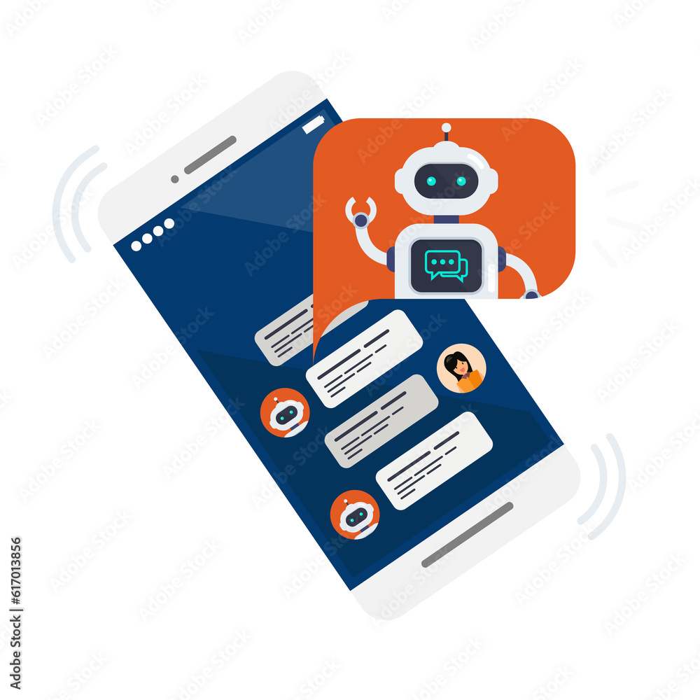 Chat bot on a smartphone