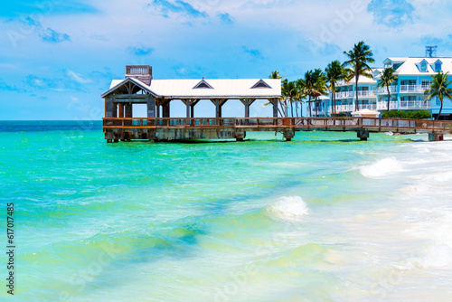 Tropical Pier, Key West, Florida, USA photo