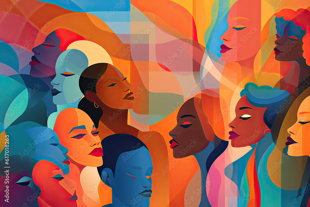 abstract Celebrating diversity and inclusivity in teamwork at the office workplace generative ai abstract Celebrating diversity and inclusivity in teamwork at the office workplace generative ai