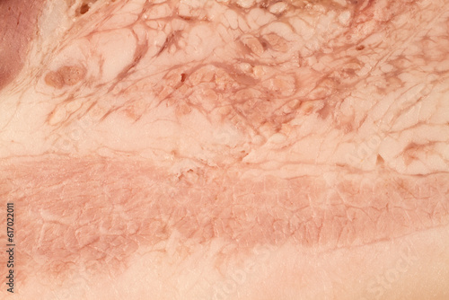 The texture of lard close-up.