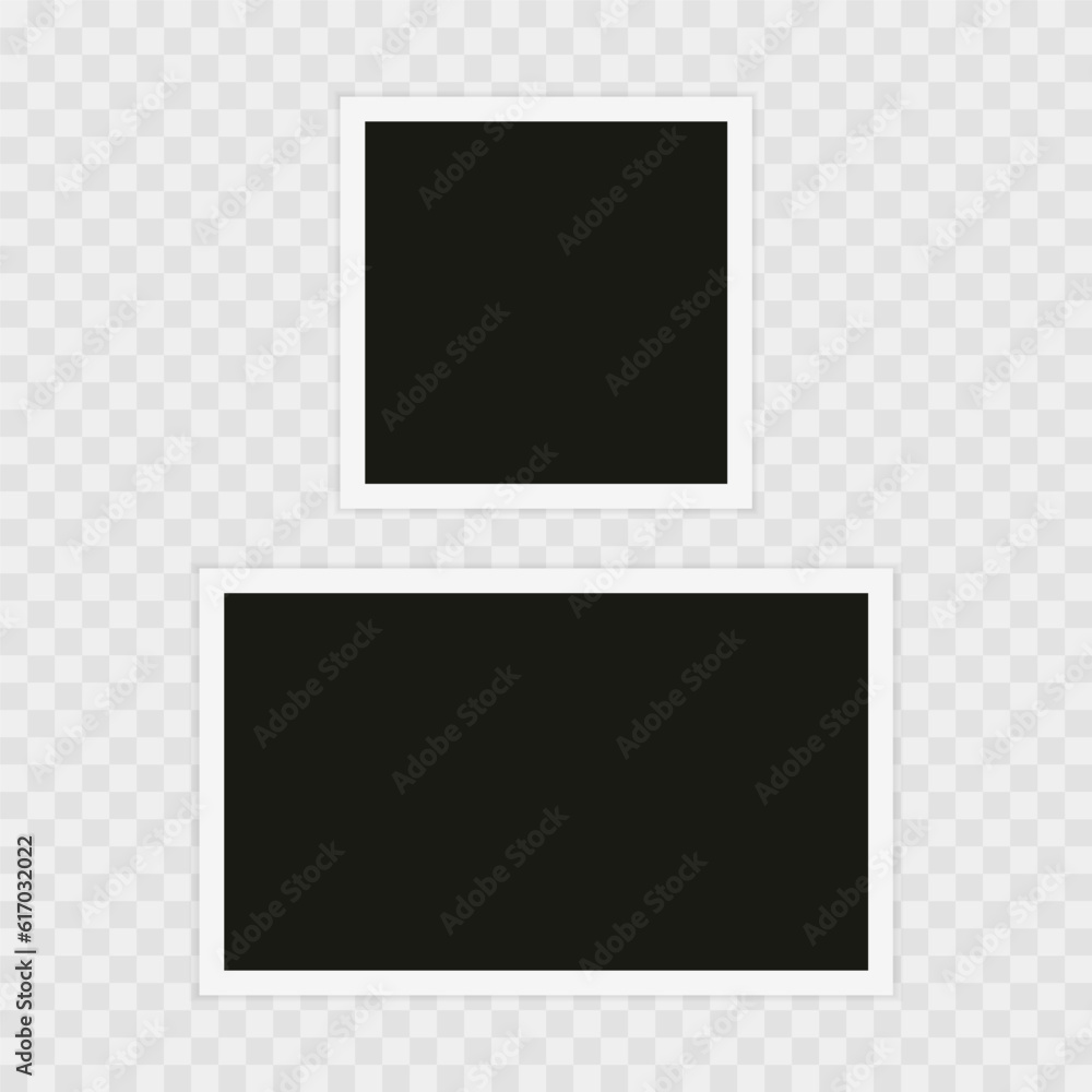 Photo frame. Template, blank for photo. Vector illustration Photo frame. Template, blank for photo. Vector illustration